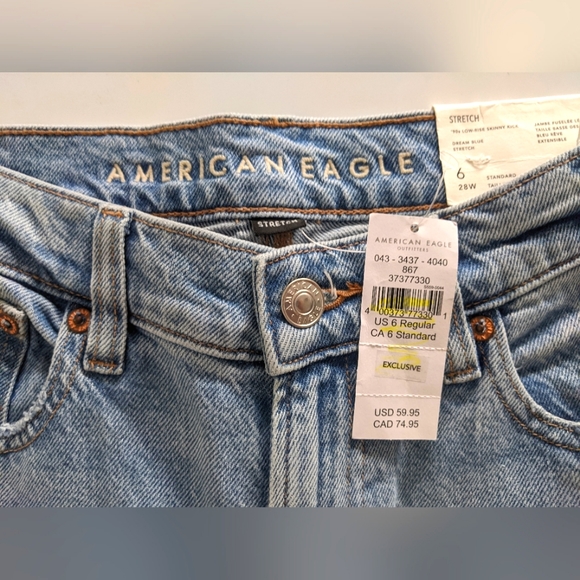 NWT American Eagle jeans size 6 - Picture 3 of 8